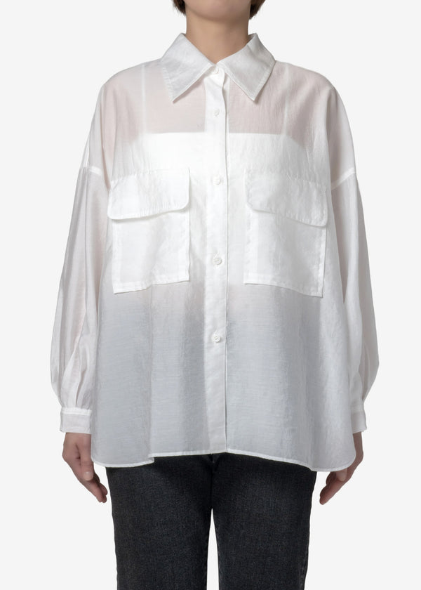 Recycled Cool Washer Shirts in Off White