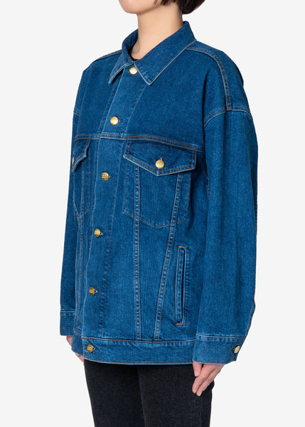 Standard Big Indigo Denim Jacket – Greed International Official