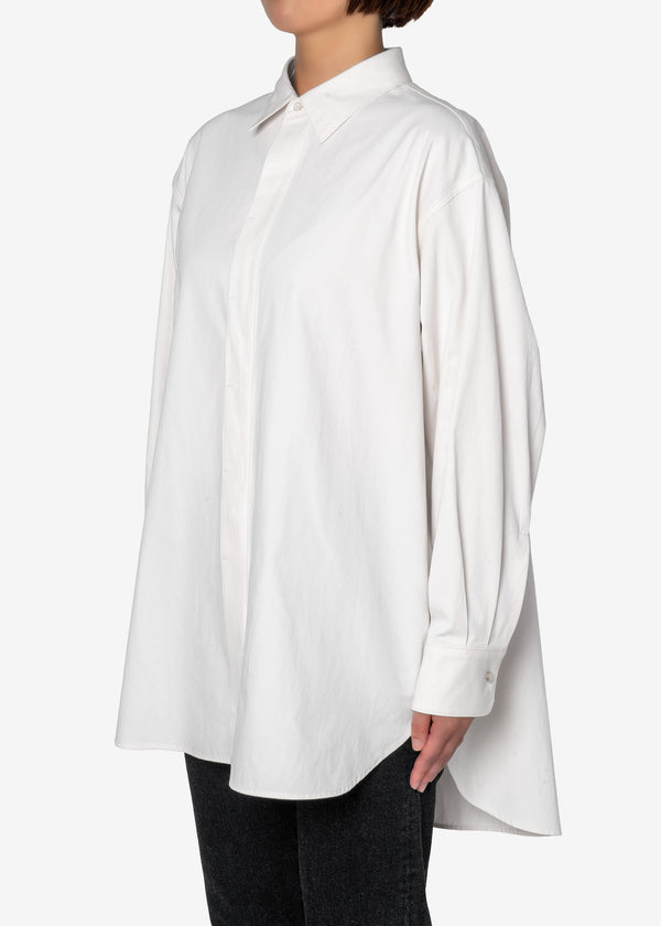 Diorama Gabardine Shirt in Off White