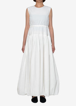 Cordlane Natural Sun-dried Wash Dress in White