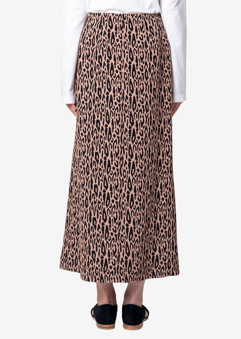 Leopard Jacquard Skirt in Other