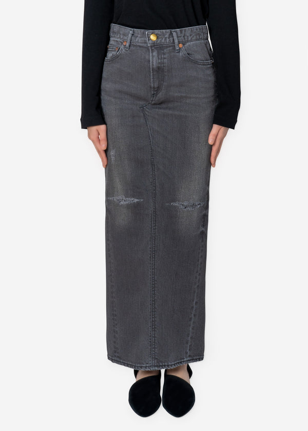 Remake Long Skirt in Gray