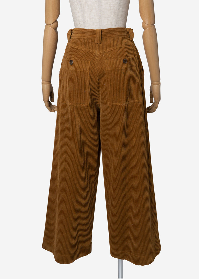Classic Corduroy Wide Pants in Camel