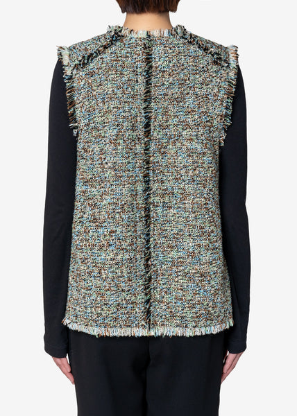 KASURI Classic Tweed Vest in Other – Greed International