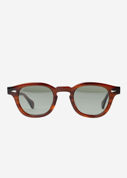 Julius Tart×Bed＆Breakfast Sunglasses in Amber Frame×Green Lens