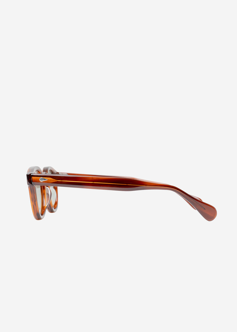 Julius Tart×Bed＆Breakfast Sunglasses in Amber Frame×Green Lens