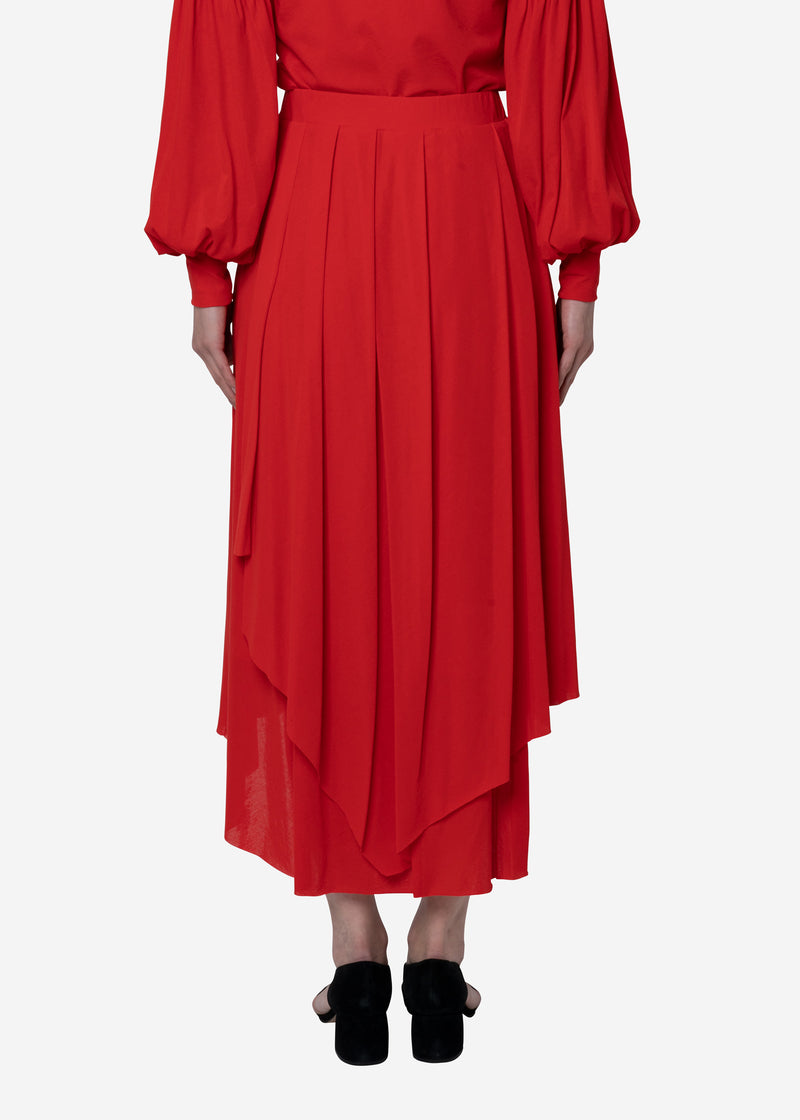 Cosmorama High Gauge Skirt in Red