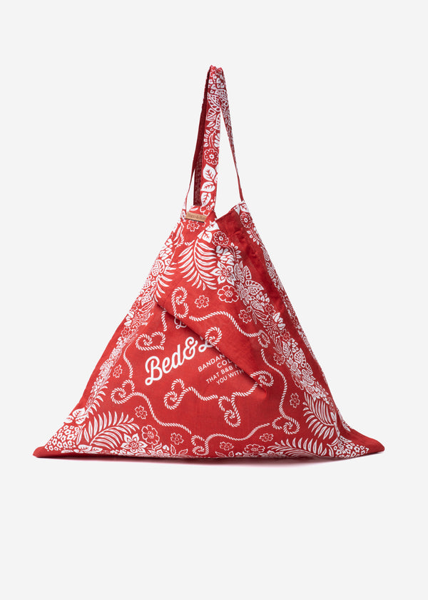 Bed&Breakfast Bandanna Bag in Red