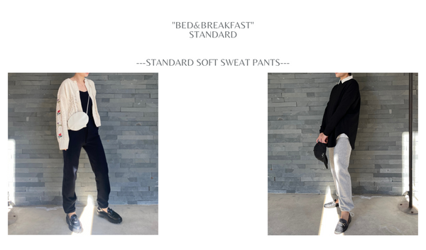 Re Stock "Standard Soft Sweat Pants"