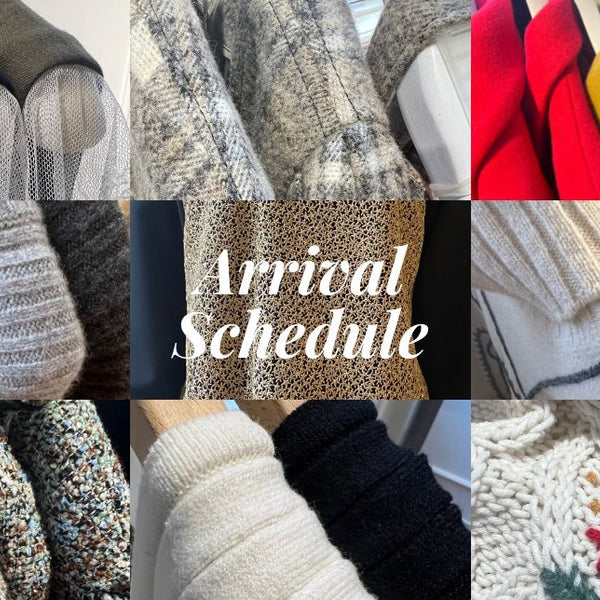 Arrival Schedule – Greed International Official Online Shop