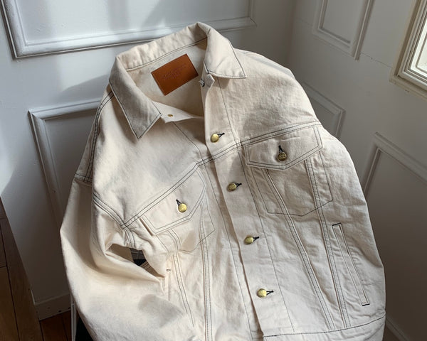 Pre Order ‟Standard Big Vanilla Denim Jacket”