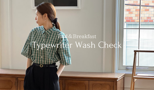 Typewriter Wash Check