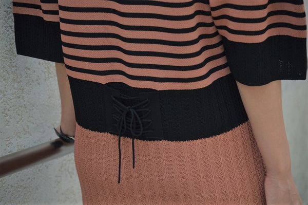 Pattern Stripe Knit