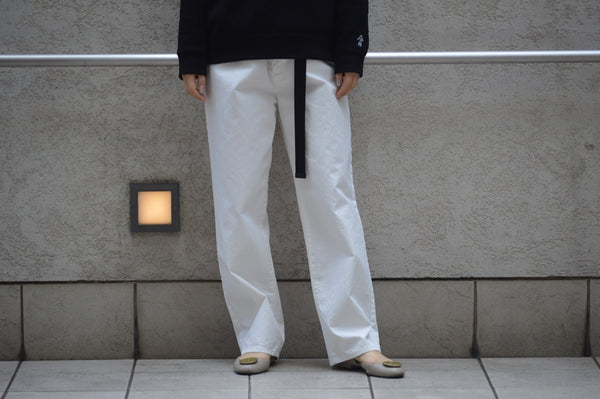 Pick Up Item "High Twill Pants With Belt"