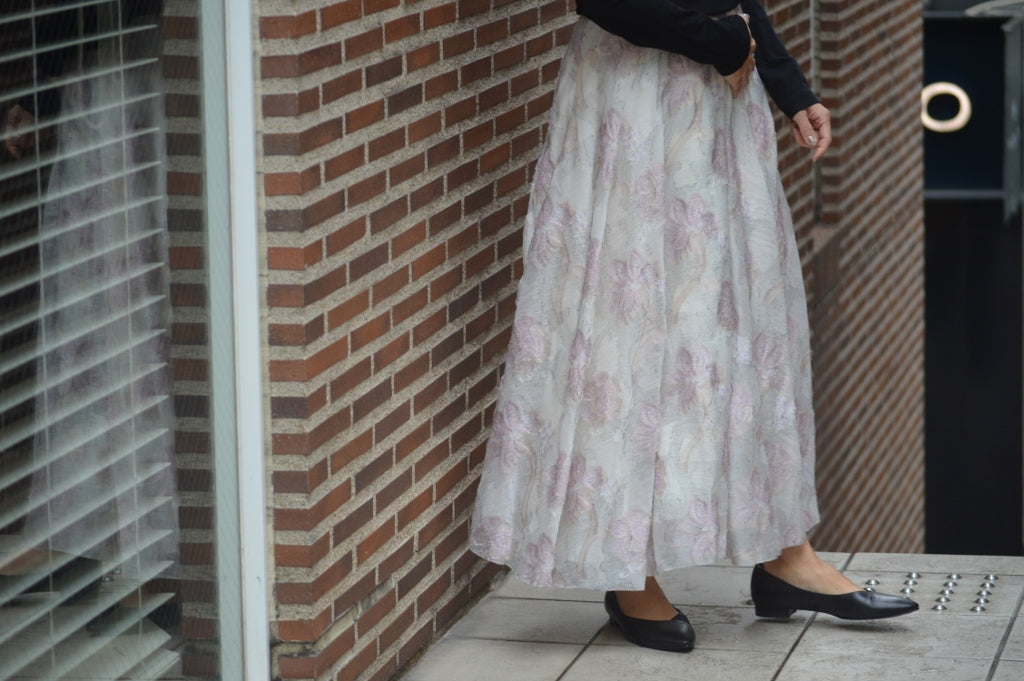 公式店舗Limited Pastel Jacquard skirt スカート