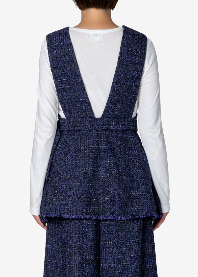 Classic Tweed Vest in Other