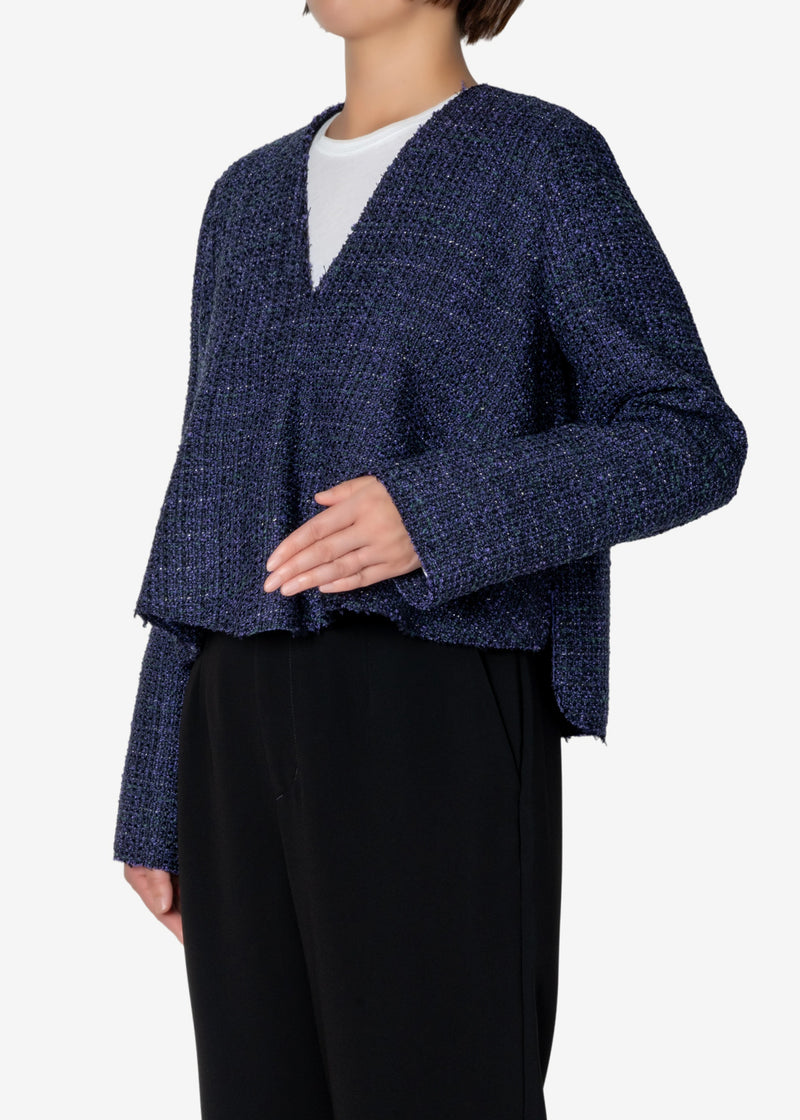 Classic Tweed Blouse in Other