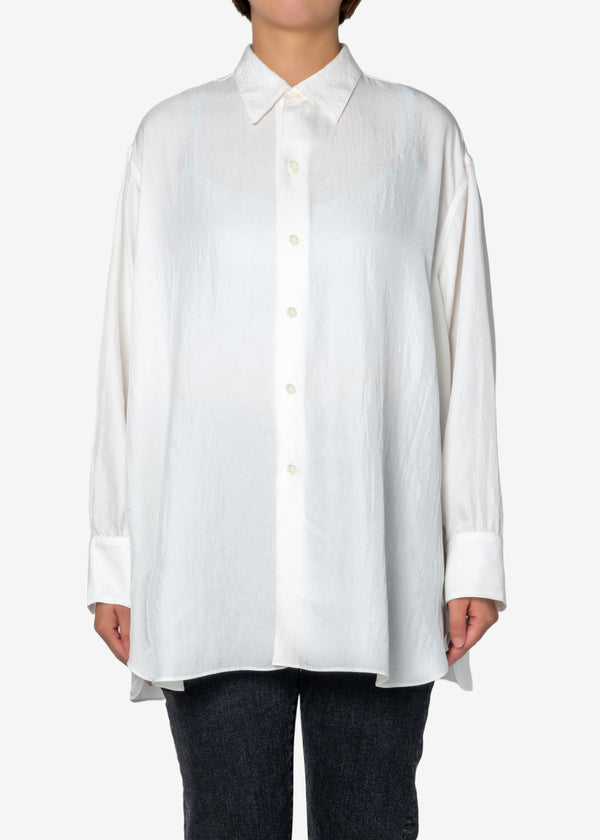 Bright Twill Shirts in Off White