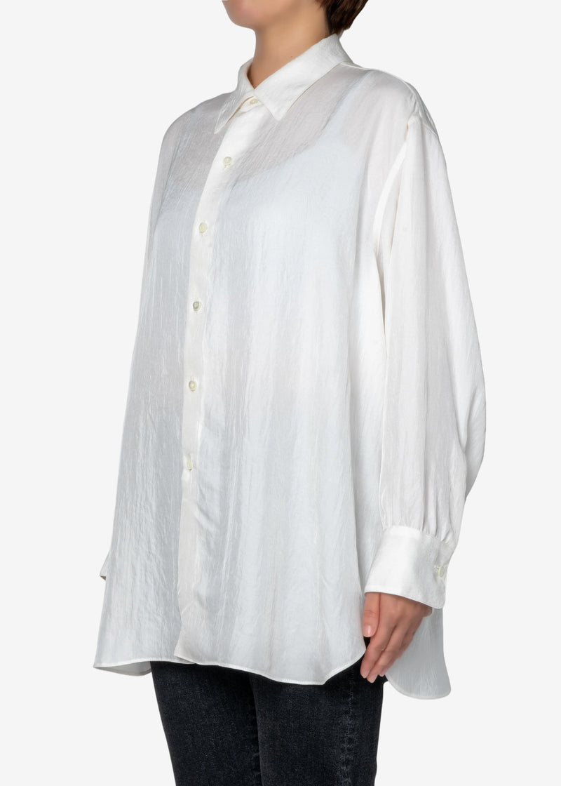 Bright Twill Shirts in Off White