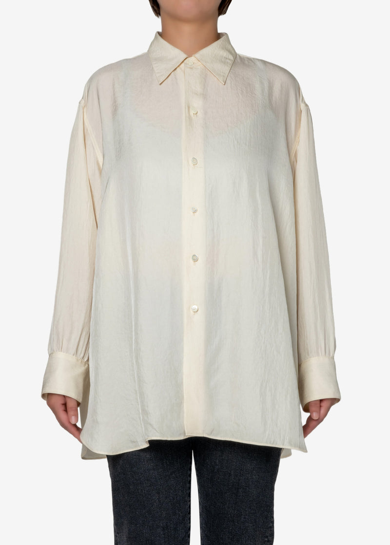 Bright Twill Shirts in Cream