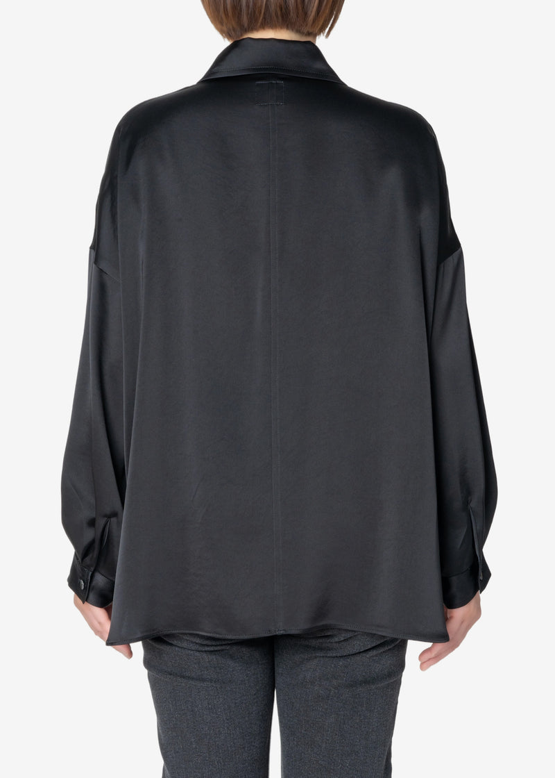 Satin LRM Shirts in Black