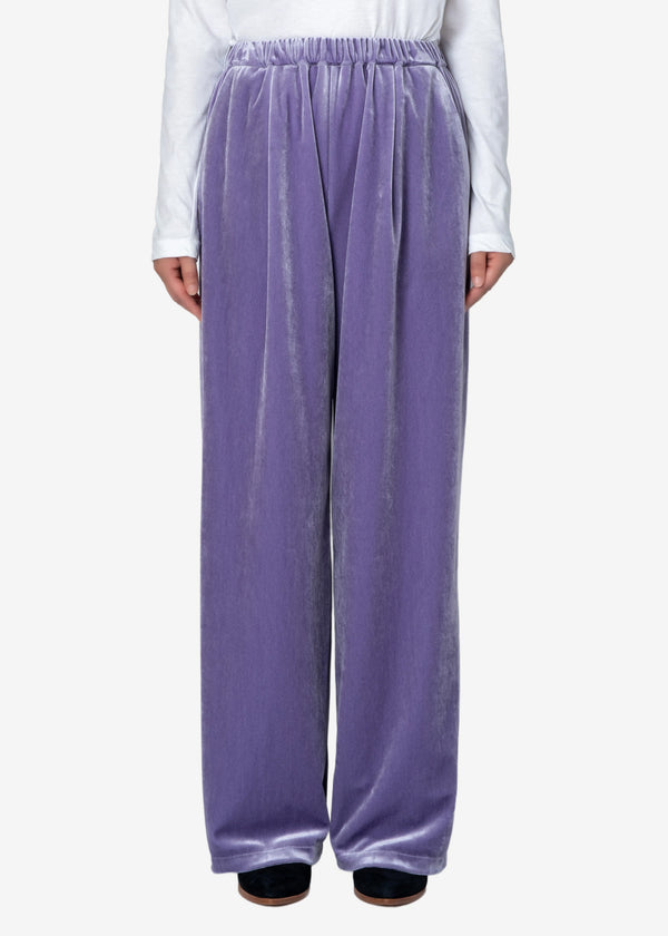 Chantique Velour Pants in Purple