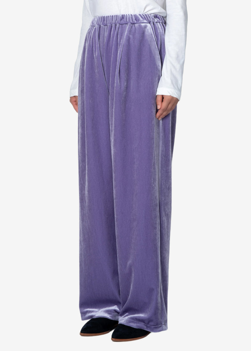 Chantique Velour Pants in Purple