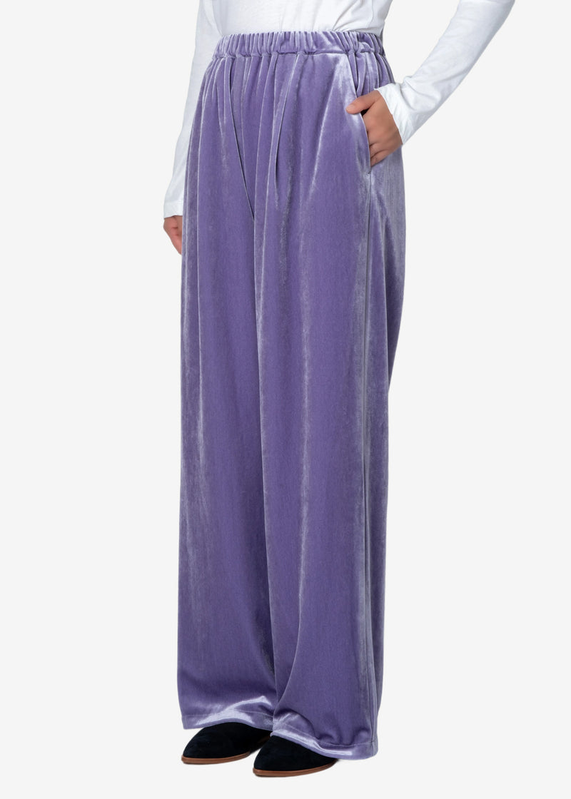 Chantique Velour Pants in Purple