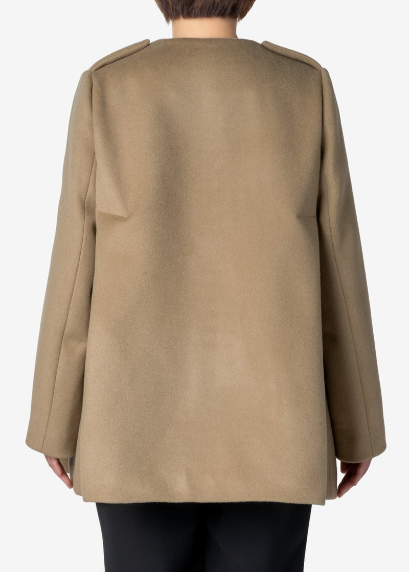 Luxe Unity Half Coat in Beige