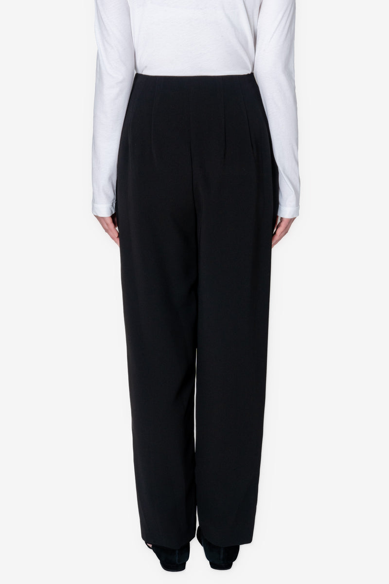 Standard Double Cloth Pants in Black