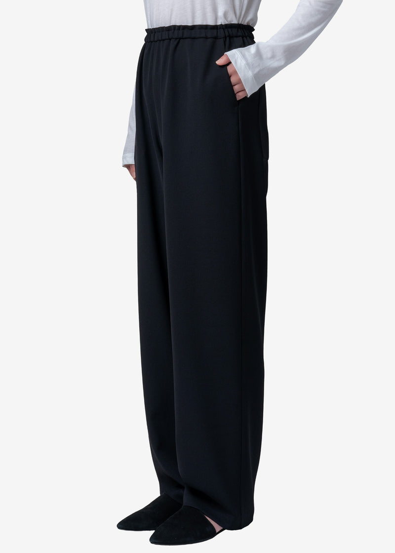 Stretch Relax 2way Cloth Pants in Black