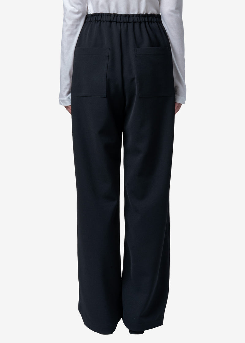Stretch Relax 2way Cloth Pants in Black