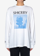 Long Sleeve Tee como in White – Greed International Official Online