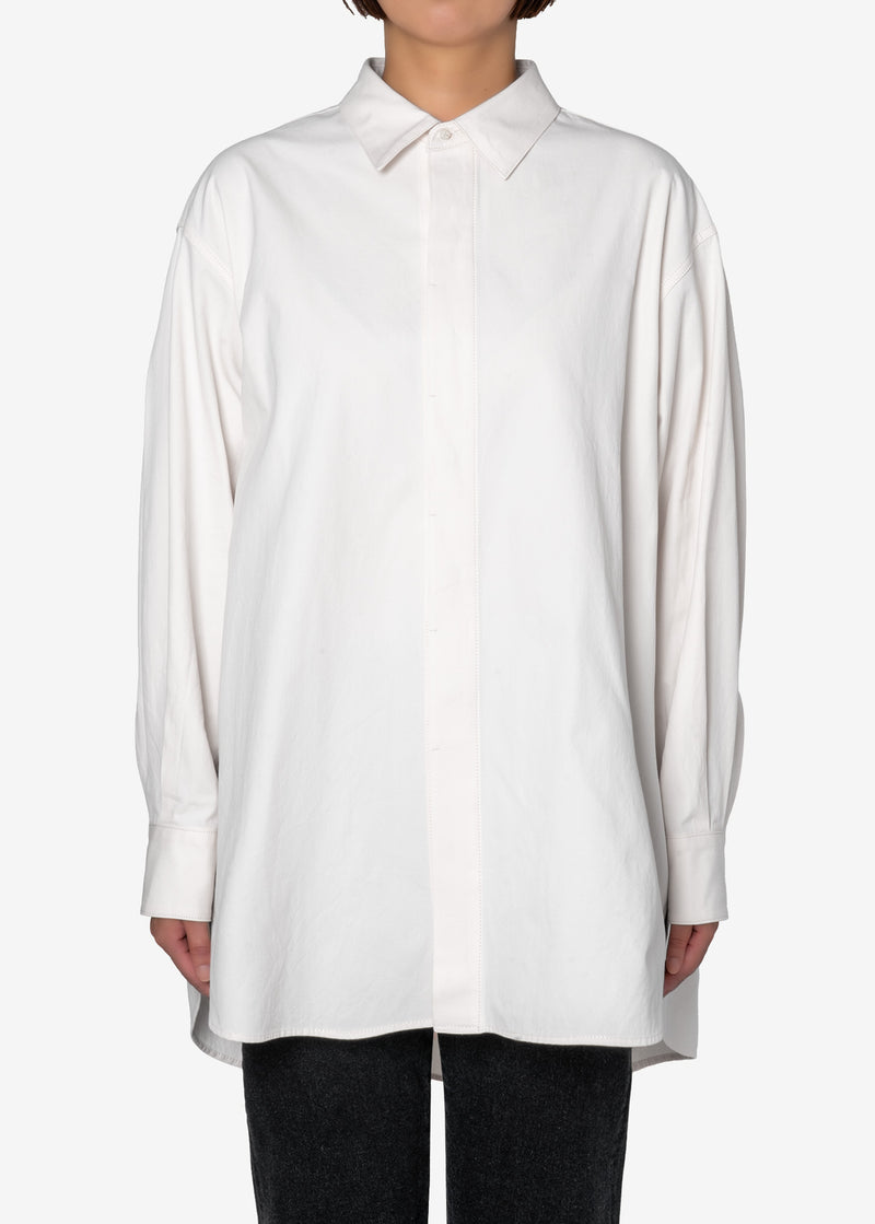 Diorama Gabardine Shirt in Off White