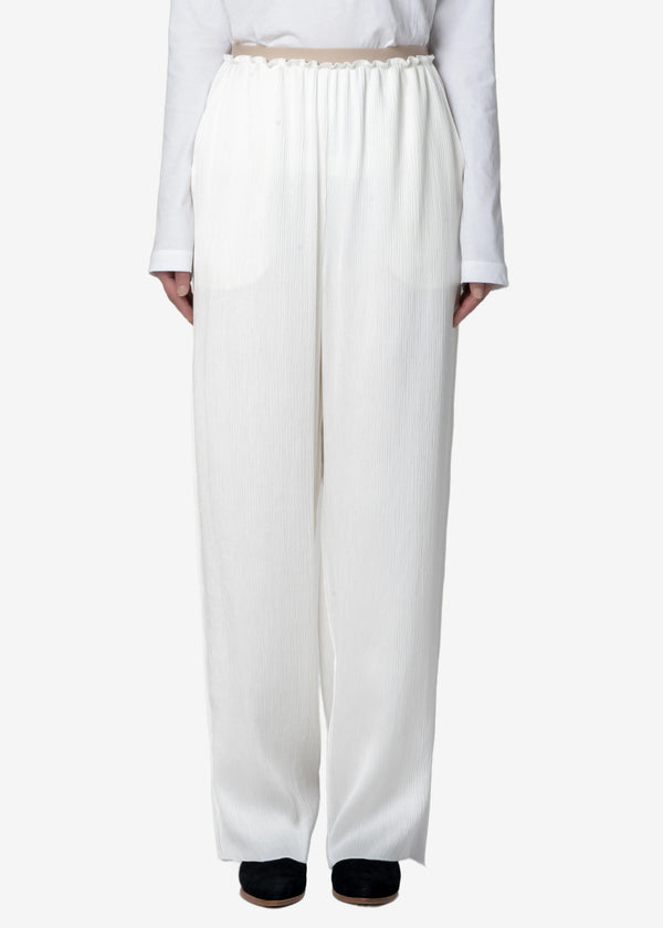 Satin YORYU Pants in Off White