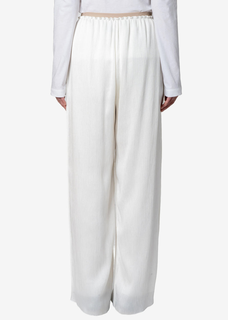 Satin YORYU Pants in Off White