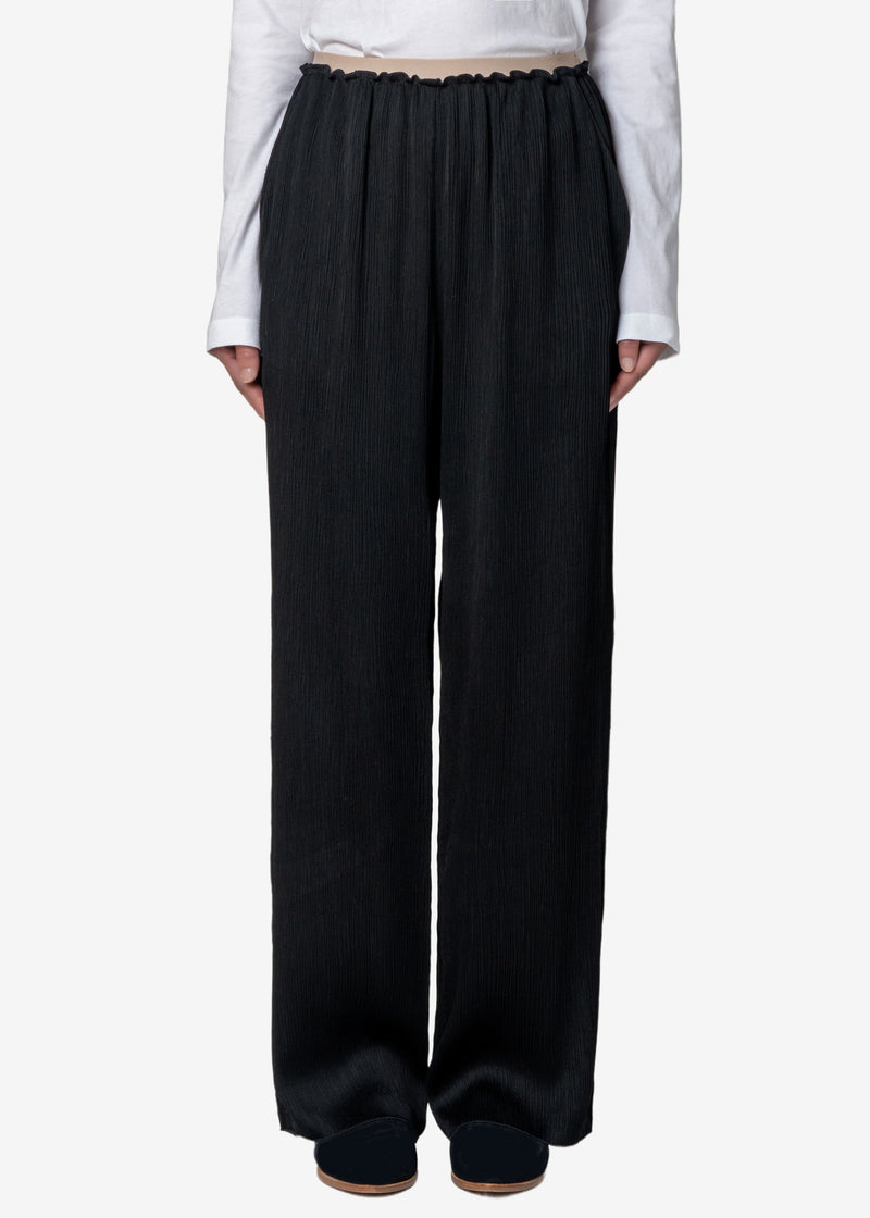 Satin YORYU Pants in Black