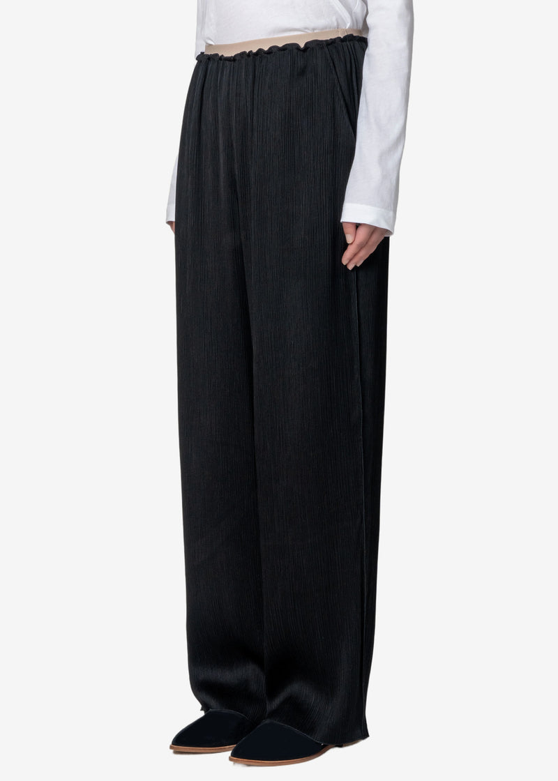 Satin YORYU Pants in Black