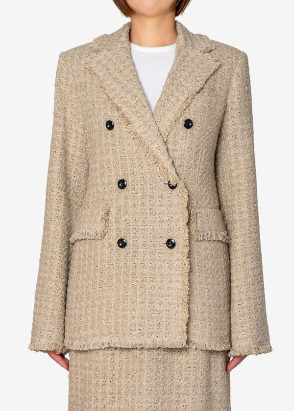 C/L Dobby Tweed Jacket in Other