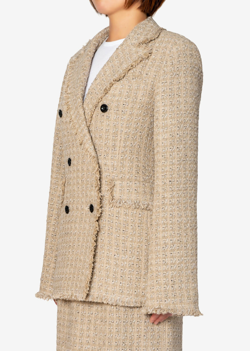 C/L Dobby Tweed Jacket in Other