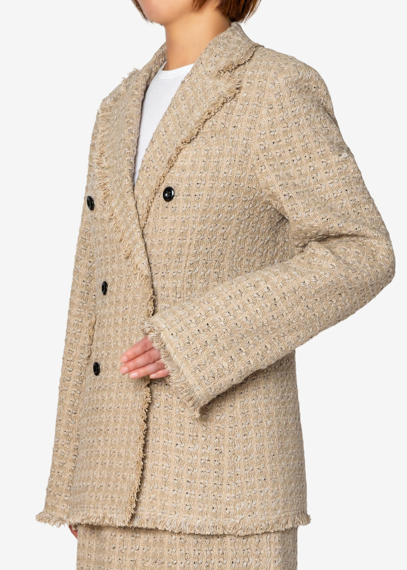 C/L Dobby Tweed Jacket in Other