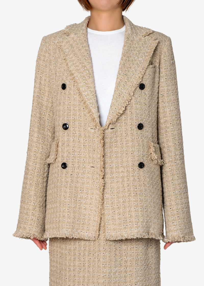 C/L Dobby Tweed Jacket in Other