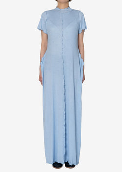 Tencel Solo Rib Dress in Blue