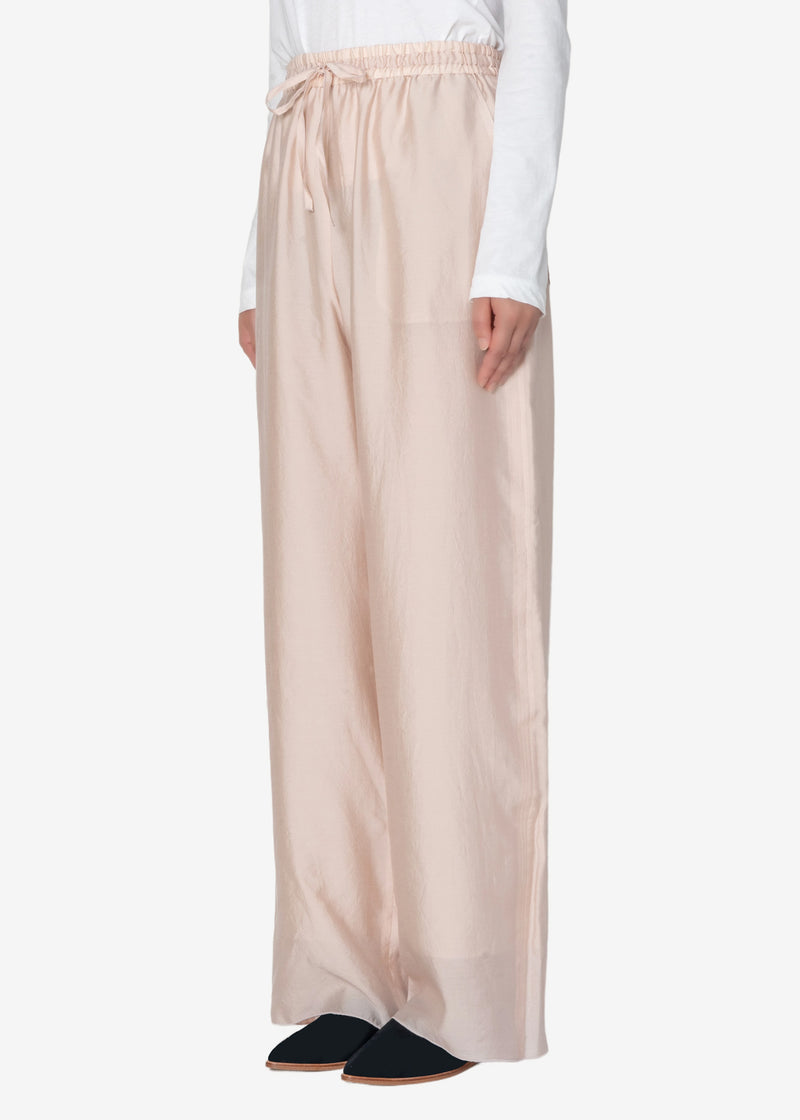 NALYA Silk Lyocell Pants in Pink