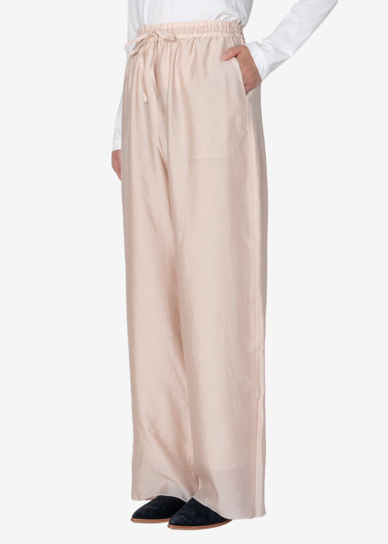 NALYA Silk Lyocell Pants in Pink