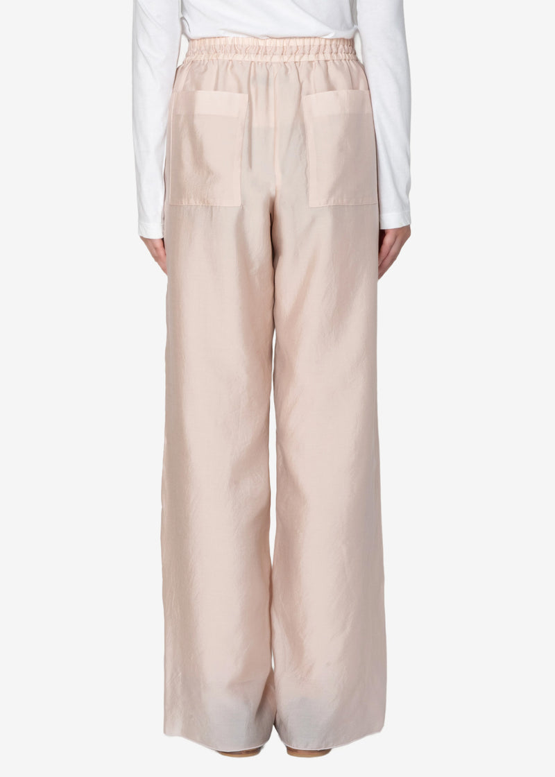 NALYA Silk Lyocell Pants in Pink