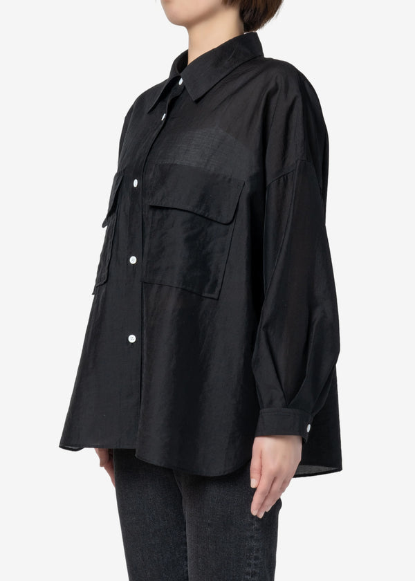 Recycled Cool Washer Shirts in Black