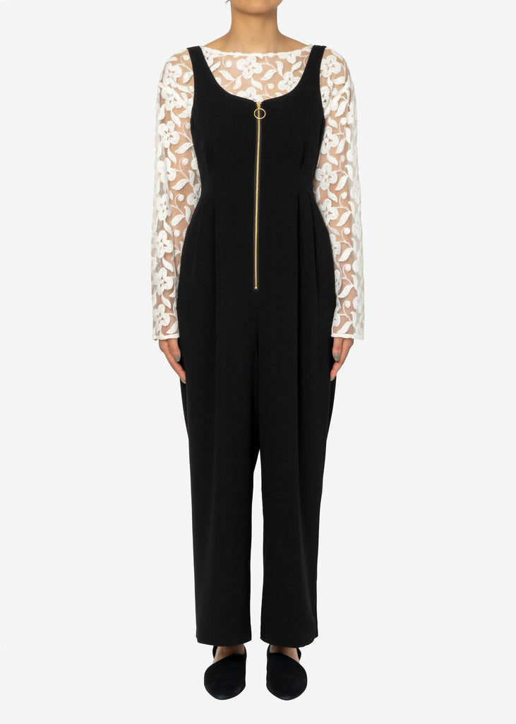 Back Satin Jumpsuits in Black – Greed International Official ...