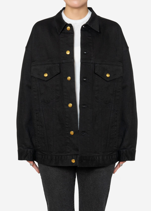 Standard Big Black Denim Jacket