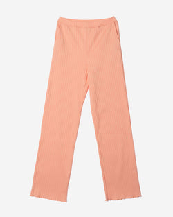 Random Rib Pants in Orange